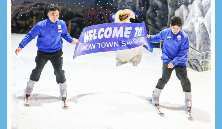 Hè này đi đâu chơi? Khám phá thị trấn tuyết – Snow Town quận 2