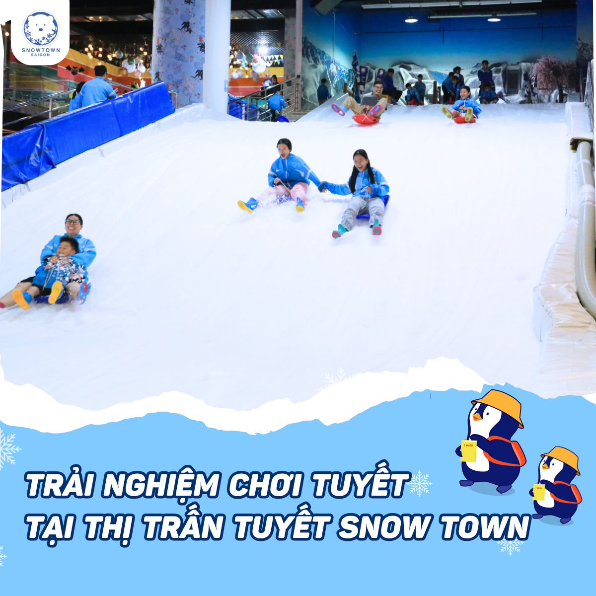 Chơi gì tại thị trấn tuyết Snow Town?
