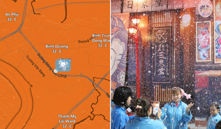 Sài Gòn nắng như đổ lửa, người dân rủ nhau tìm đến Snow Town tránh nóng