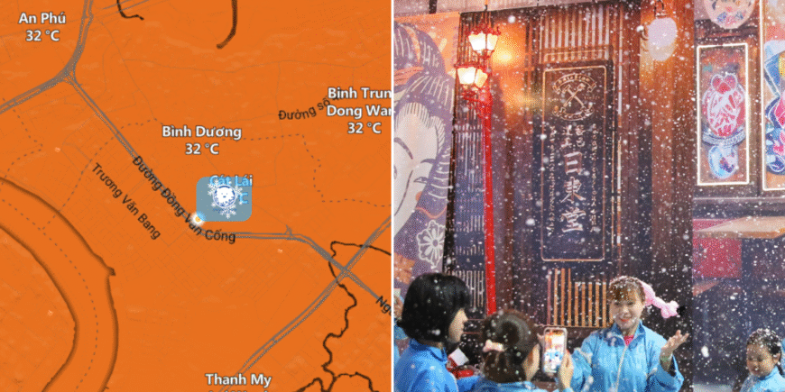 Sài Gòn nắng như đổ lửa, người dân rủ nhau tìm đến Snow Town tránh nóng