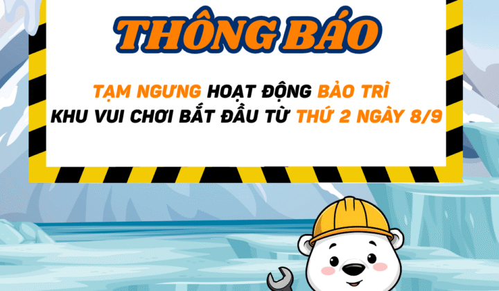 THÔNG BÁO TẠM NGƯNG HOẠT ĐỘNG BẢO TRÌ